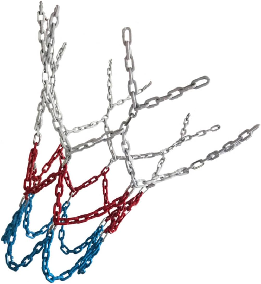 Outanaya 1pc Heavy-Duty Basketball Chain Net for Play Material All-Weather Resistant for Training and Recreation