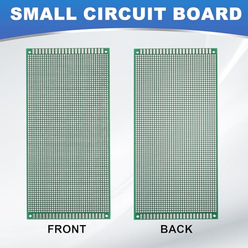 Plaque d'expérimentation double face MECCANIXITY circuit imprimé étamé vert pour soudure stable - 4