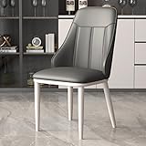 Light Luxury 4er Set Esszimmerstühle Hochbelastbar Gepolsterter Küchenstuhl mit Rückenlehne & Metallbeinen für Esszimmer Schlafzimmer oder Büro