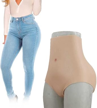 Silicone High Waist Panties Convenience Shaper Natural-Looking Panty Smooth Enhancer Shaper Underwear for Drag Queen