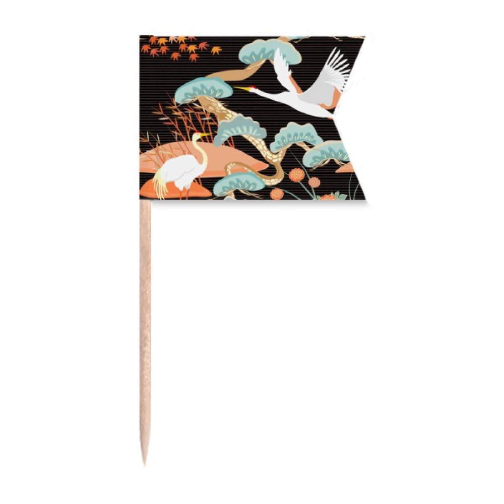 Grues des pivoines de feuilles d'érable DIYlab pour décoration de table haut de gamme