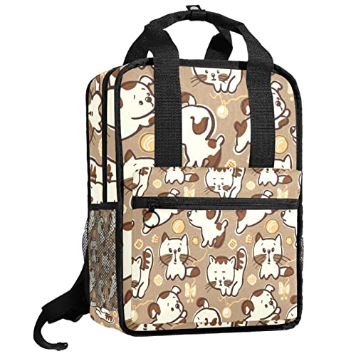 Sac à dos pour garçons sans couture cartable pour filles réglable chat