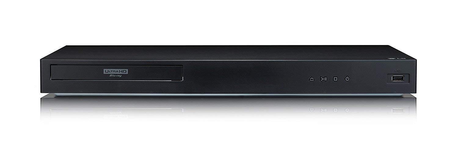 LG UBK80 Ultra HD 4K Blu-ray-Player (mit HDR und Dolby Atmos) schwarz