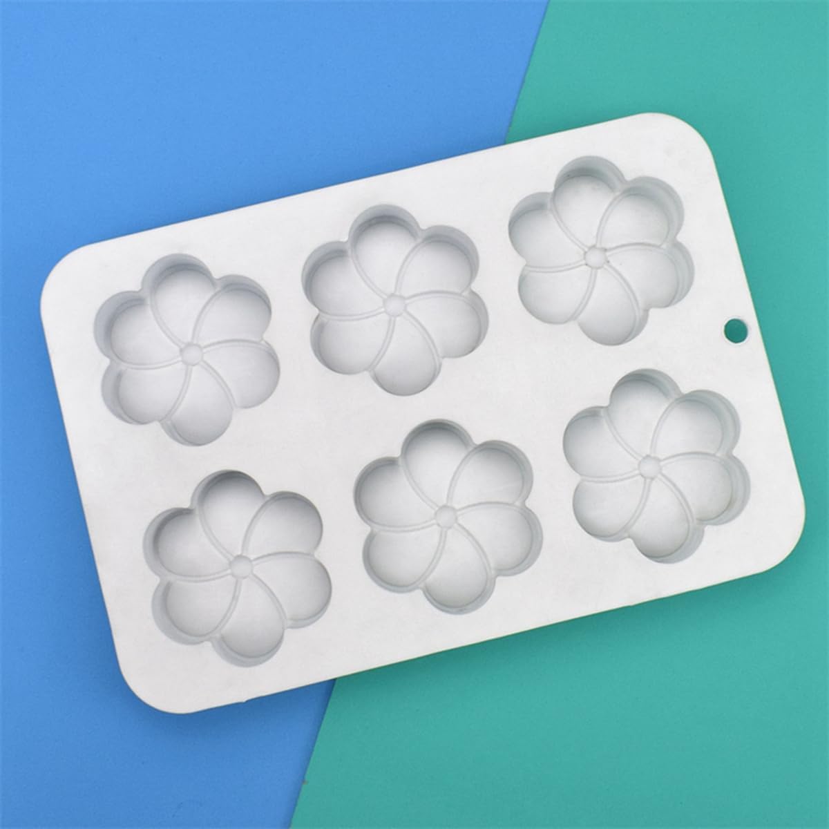 mostsom Silicone Cake Chocolate Mold Silicone Baking Pan Mold for DIY Flower Cake Mousse Dessert 3D Mould for Candy Fondant Soap Cupcake Jelly (Flower E_8.56x5.68x0.92inch)