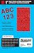 Headline Sign 31113 Stick-On Vinyl Letters and Numbers, Red, 1-Inch