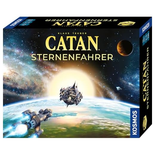 KOSMOS 693183 CATAN - Sternenfahrer, Strategiespiel für 3 - 4 Spieler ab 12 Jahre