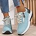 Women's Zipper Platform Tennis Shoes Wedge Sneakers Fashion Canvas Casual Hidden Heel Slip On Sneaker Non Side Low-Top Lace-Up Solid Color with Comfortable Lightweight Walking