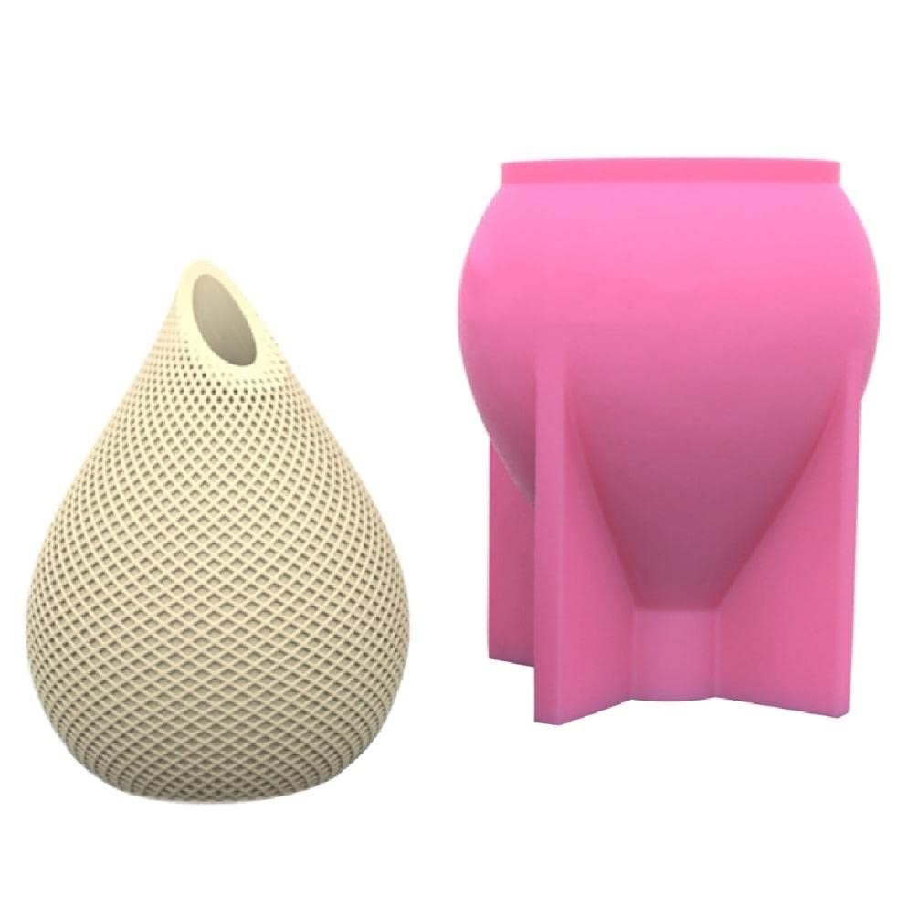 Stampo per candela a goccia d'acqua per la produzione di candele, vaso di fiori, stampo in silicone, candele aromaterapia, stampo per fai da te, artigianato, decorazione per la casa