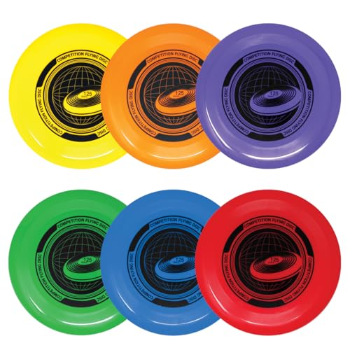 Great Lakes Sports Set of 6 Competition Discs - 125g