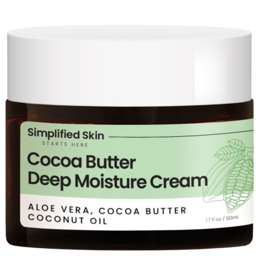 Retinol Cream for Face - 2.5% Retinol Face Moisturizer w/Vitamin E & Hyaluronic Acid for Anti-Aging & Wrinkles – Hydrating Facial Moisturizer Retinol Cream - 1.7Oz (1.7 Fl Oz, Cocoa Butter)