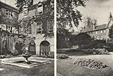 London. Westminster Abbey. Little Cloister & College Garden - 1926 - Old Print - Antique Print -...