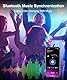 Macchiatto COB LED Streifen, 5m LED Streifen Bluetooth RGB LED Band mit Fernbedienung, Musik Sync, Timer-Einstellung Dimmbar COB LED Stripes Geeignet für TV-Hintergrundbeleuchtung,Zimmer Party