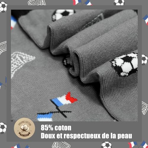 Chaussettes Humour Homme Cadeau Foot Humoristiques Personnalisées Rigolotes – vue 4