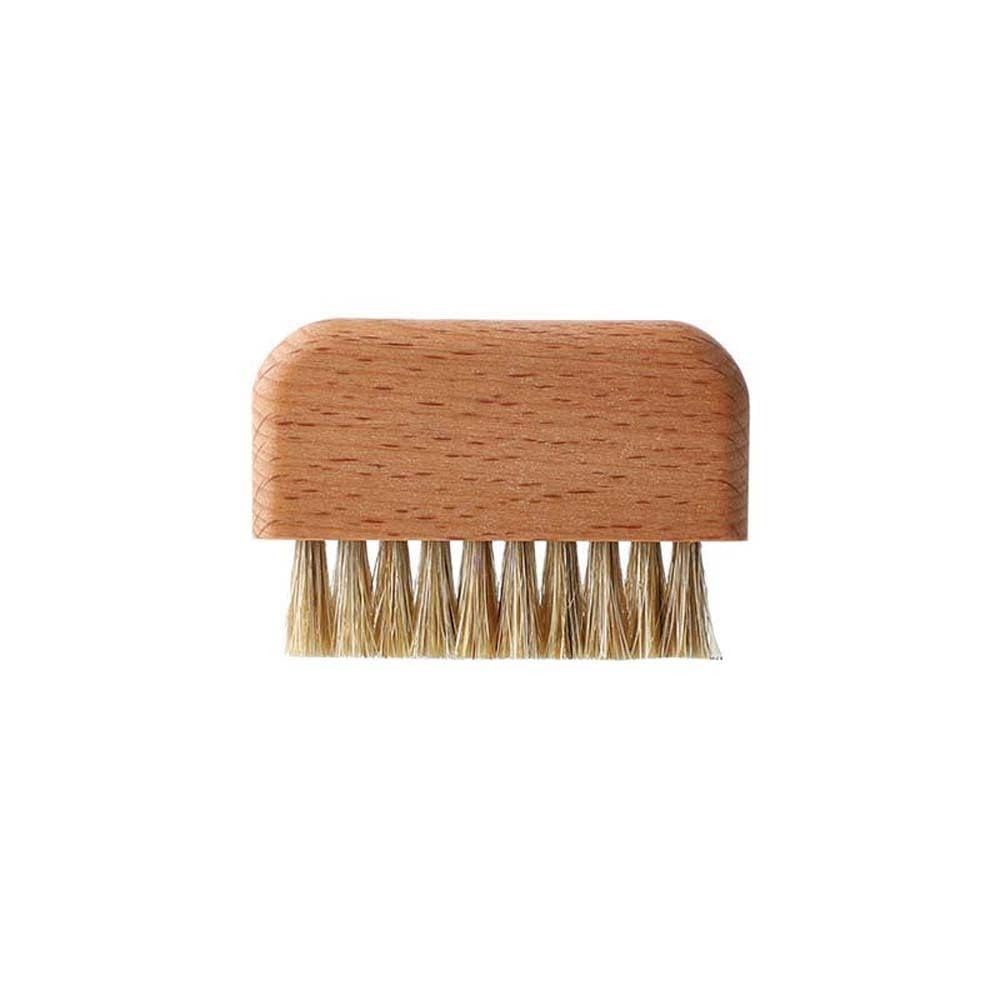 Yellow Wooden Nail Brush,Nail Cleaning Brushes, Natural Beech Wood Bristle Nail Brush Non-Slip Fingernail Hand Scrub Brush Nails and Toes Cleaning