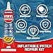Bondtech Pool Liner Patch Kit Waterproof, Transparent Inflatable Patch Repair Kit, Heavy Duty Vinyl Repair Kit for Inflatables, Air Mattress Patch Kit,Swimming Pool,Hot Tub,Boat,Raft,Kayak (60 ml)
