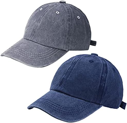 Eohak Kids Distresed-Washed Baseball Hat Infant Toddler Baby Boy Girl Hats Distresed for 2-8 Years