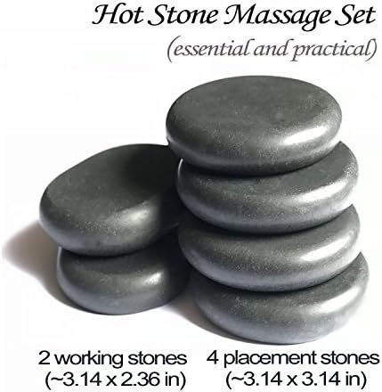 ActiveBliss 6 Large Essential Massage Stones Set