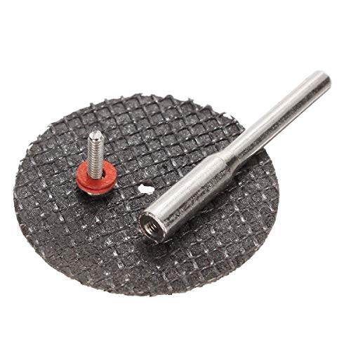 Image of DIY Crafts Resin Cutting Wheel Cut-off Discs Set 2mm Diameter with Connection Rod For Rotary Tools (Pack Of 15 Pcs, Multi Color)