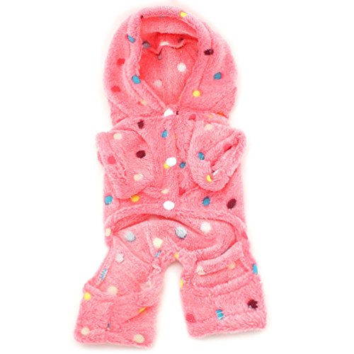 Smalllee_Lucky_Store Soft Velvet Multi-Colored Jumpsuit, Pink, X-Large #TOP1