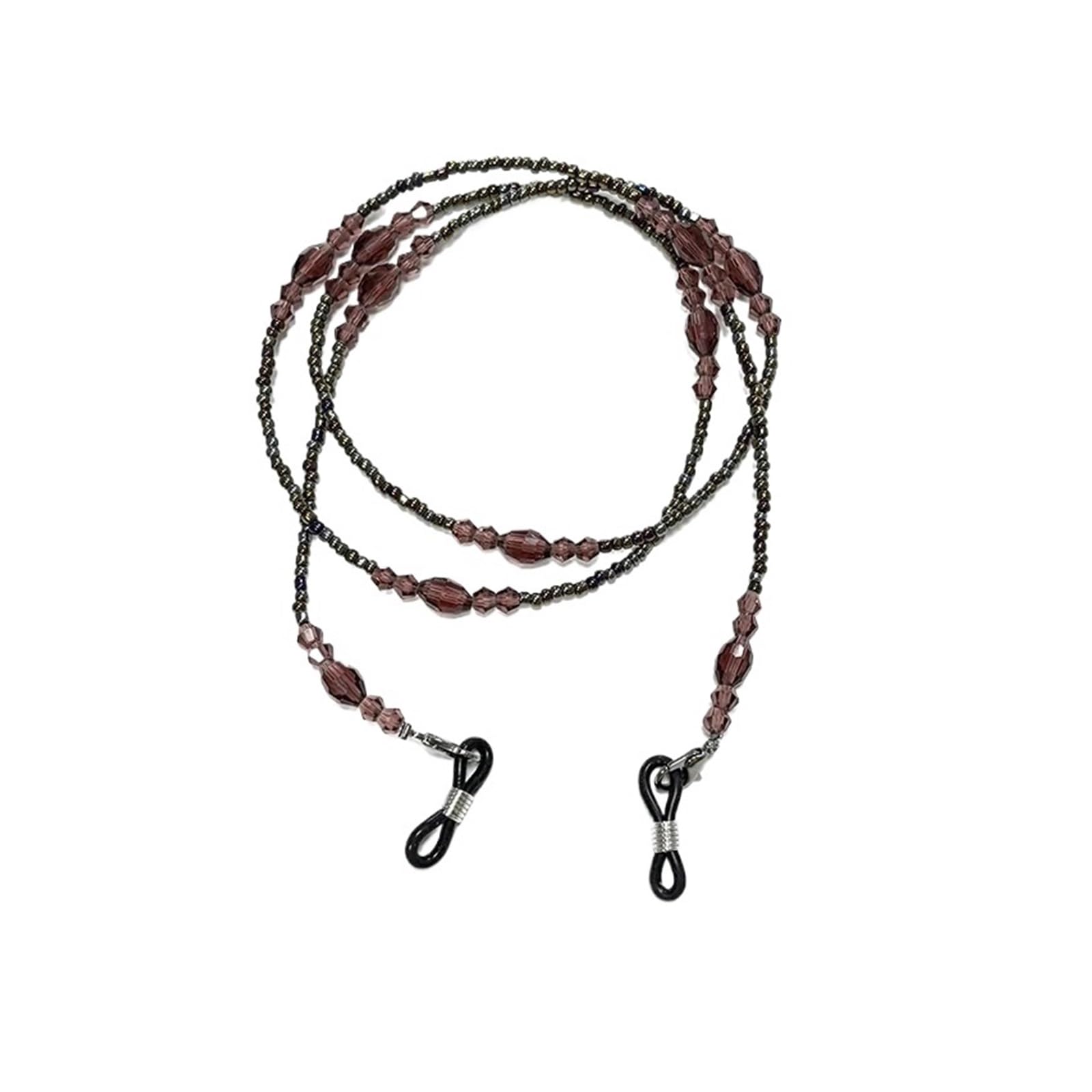6pcs Retro Crystal Handmade Beads Glasses Chain Für Brillen