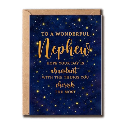 ZGLDesigns To A Wonderful Nephew Card - q̒aO[eBOJ[h - ʂȓ̋LO - Âa - Ƒւ̃Mtg - Fl