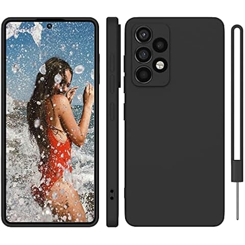 ORDA Samsung A52s Case Gel Rubber Slim Silicone Cover Anti-Scratch A52 5G Case Phone Case for Samsung Galaxy A52s 5G 4G 6.5'' Black Cover
