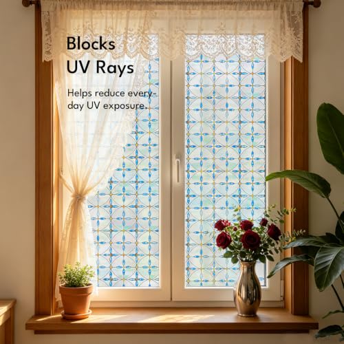 Película decorativa para ventana Blue Tears 3D miniatura 2
