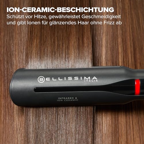 Bellissima Imetec Creativity Infrared, Glätteisen, haarglätter, Infrarot-Technologie, 4 Heizelemente, ION Ceramic Beschichtung… – Ansicht 4