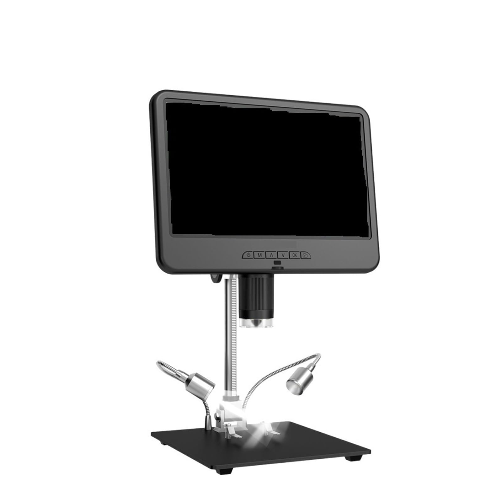 Mikroskop Cyfrowy Wideo 1080P Do Lutowania Powiększenie Wyświetlacza Z Lampą LED(AD210(10.1 inch))