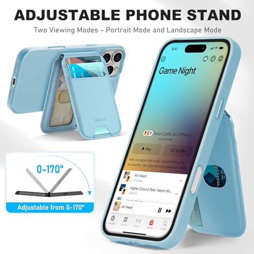 Coque iPhone 16 Pro RFID blocage et support vidéo ajustable fin - 4