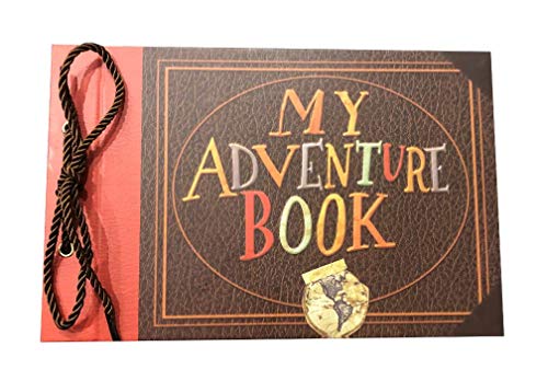 LINKEDWIN My Adventure Book Scrapbook, DIY Up Scrapbook, Kids Adventure Photo Album, 80 Pages, 11.6 x 7.5 inches