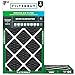 FilterBuy Allergen Odor Eliminator 12x24x1 MERV 8 Pleated AC Furnace Air Filter with Activated Carbon - Pack of 2-12x24x1