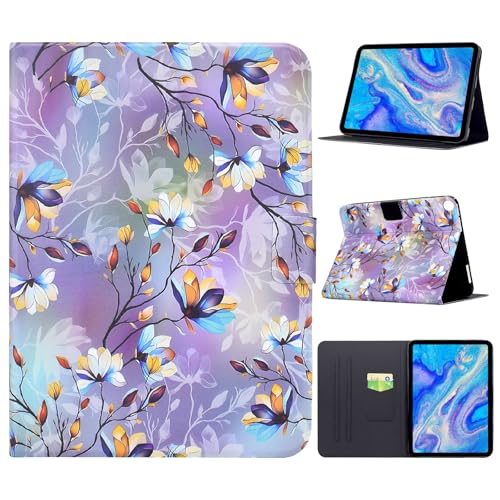 Housse Samsung Galaxy Tab A11 Plus 2025 et Tab A9 Plus, étui portefeuille avec porte-cartes