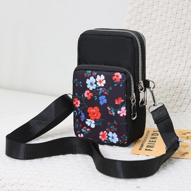 Image of Crossbody Mobile Sling Bag for Women |Stylish Phone Pouch with Detachable Strap & Adjustable Keychain|Mobile Purse|Versatile Mobile Pouch for Women
