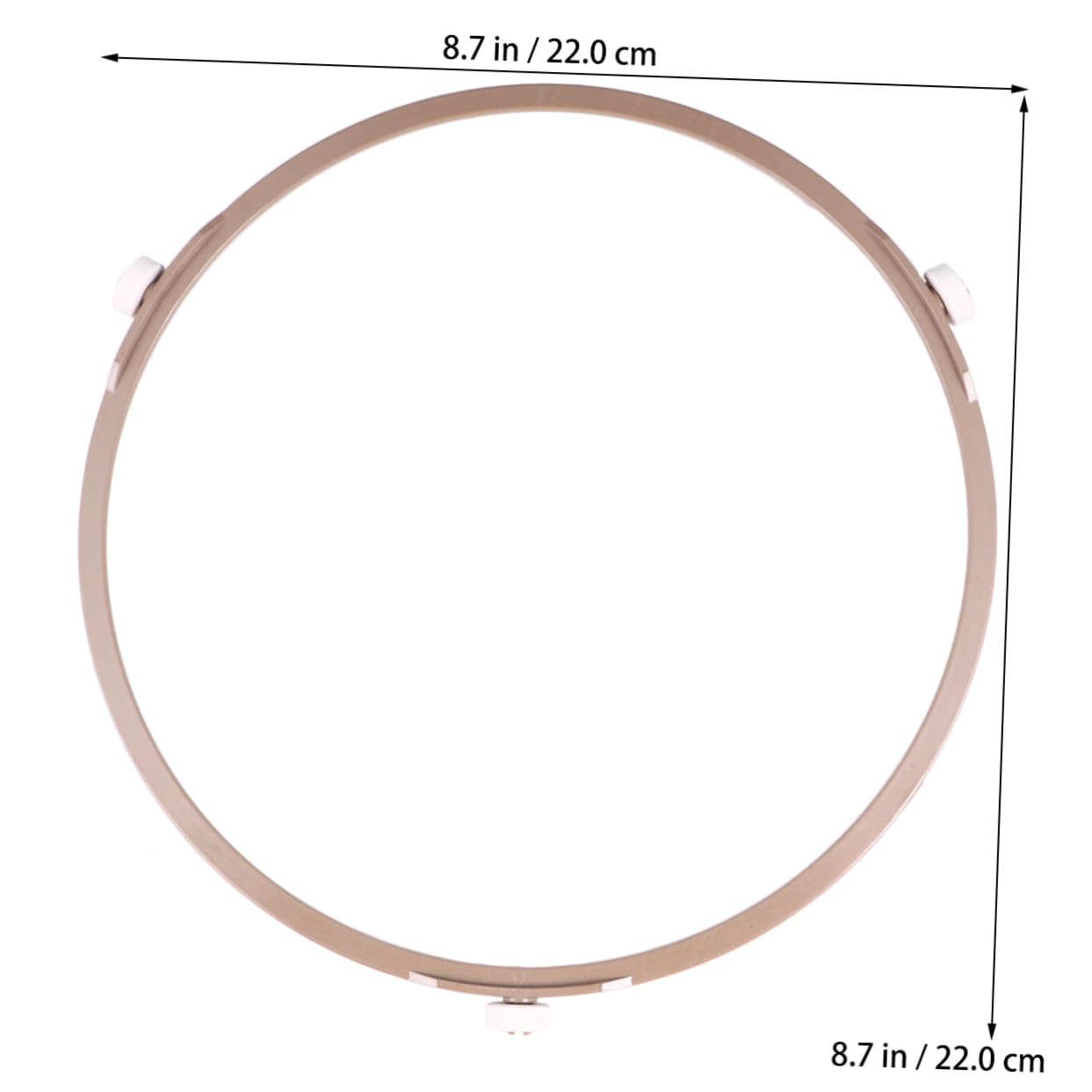 Anillo Giratorio Soporte Plástico Resistente Alta Temperatura para Microondas 2 Piezas Función de Rotación para Plato Giratorio Microondas