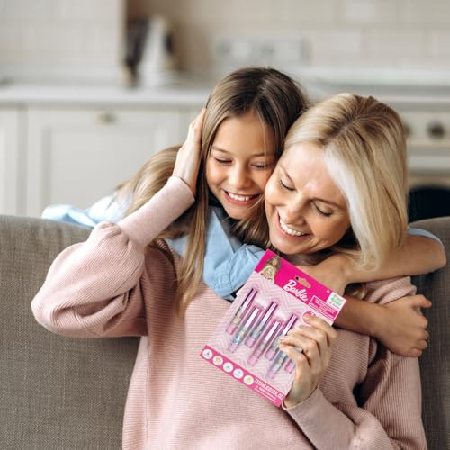 Barbie–Townley Girl Movie 7-teiliges veganes Lipgloss-Make-up-Set für Mädchen ab 3 Jahren, perfekte Partygeschenke, Geburtstagsgeschenk