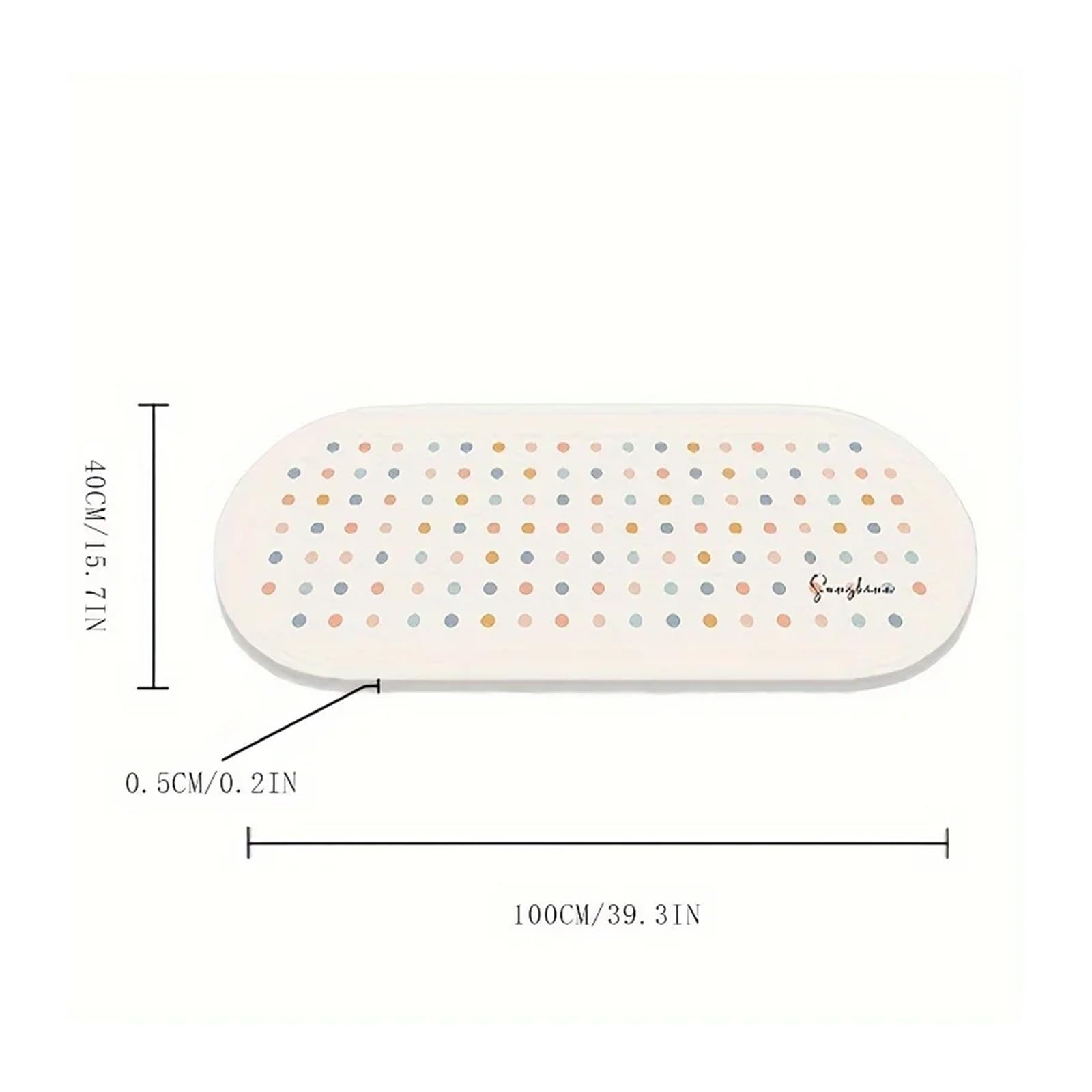 Antideslizante Bañera Alfombra de baño de PVC con diseño Bonito, Almohadilla de Masaje Suave for pies, Alfombra de Ducha, Alfombra de baño Segura for niños, baño en casa(C,40x70cm)