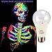 BAYSHE Black Lights Bulbs, 9W A19 E26 Bulb,UVA Level 395-400nm,Glow in The Dark,Body Paint,Fluorescent Poster,Neon Glow for Halloween,Blacklight Parties and UV Art-6 Pack