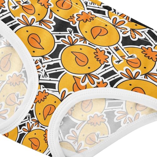 Girl's Soft Cotton Underwear Little Girls' Briefs Toddler Undies Boxer Briefs Panties for 2-8 Years2