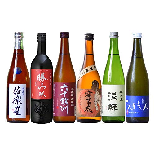 【世界一】含む受賞酒 720ml×6本セット 伯楽星 勝山 六十餘洲 安芸虎 群馬泉 文佳人