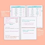 Budget Planner - Monthly Finance Organizer with Expense Tracker Notebook to Manage Your Money Effectively, Undated Finance Planner/Account Book, Start Anytime, 1 Year Use, A5, Twig - Image 3