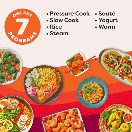 Instant Pot 4QT RIO Mini 7-in-1 Multi-Cooker, Pressure Cooker, Slow cook, Sauté, Steam, Rice Maker, Yogurt, & Warmer, Black, 4 Quarts