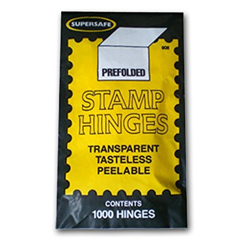 stamp supplies - Supersafe Folded Stamp Hinges Pack of 1,000