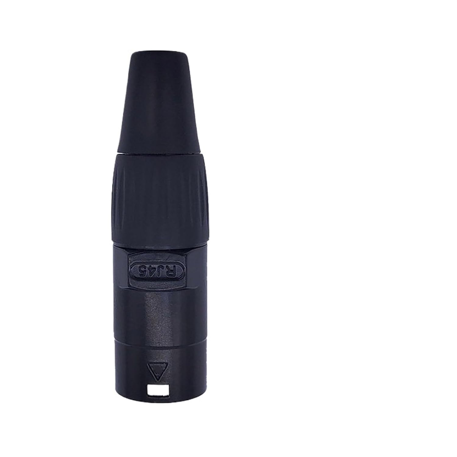 10 piece 8p8c RJ45 net Work Waterproof Connector IP65 D Socket Panel ethernet Connector(10xblack Plug)