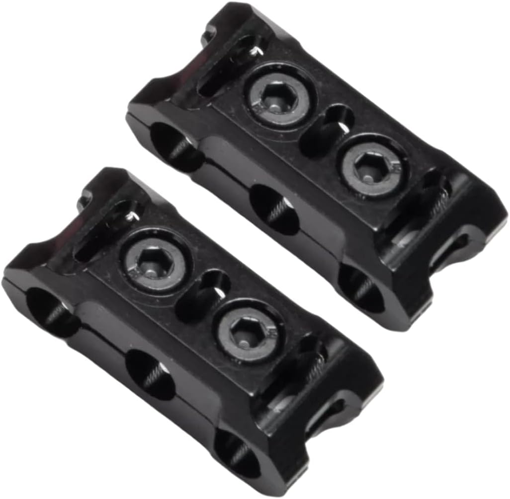 RC Car Motor Cable Manager Motor Wire Fixed Clamp Buckle RC Model Accessories 2PCS Black 10AWG.