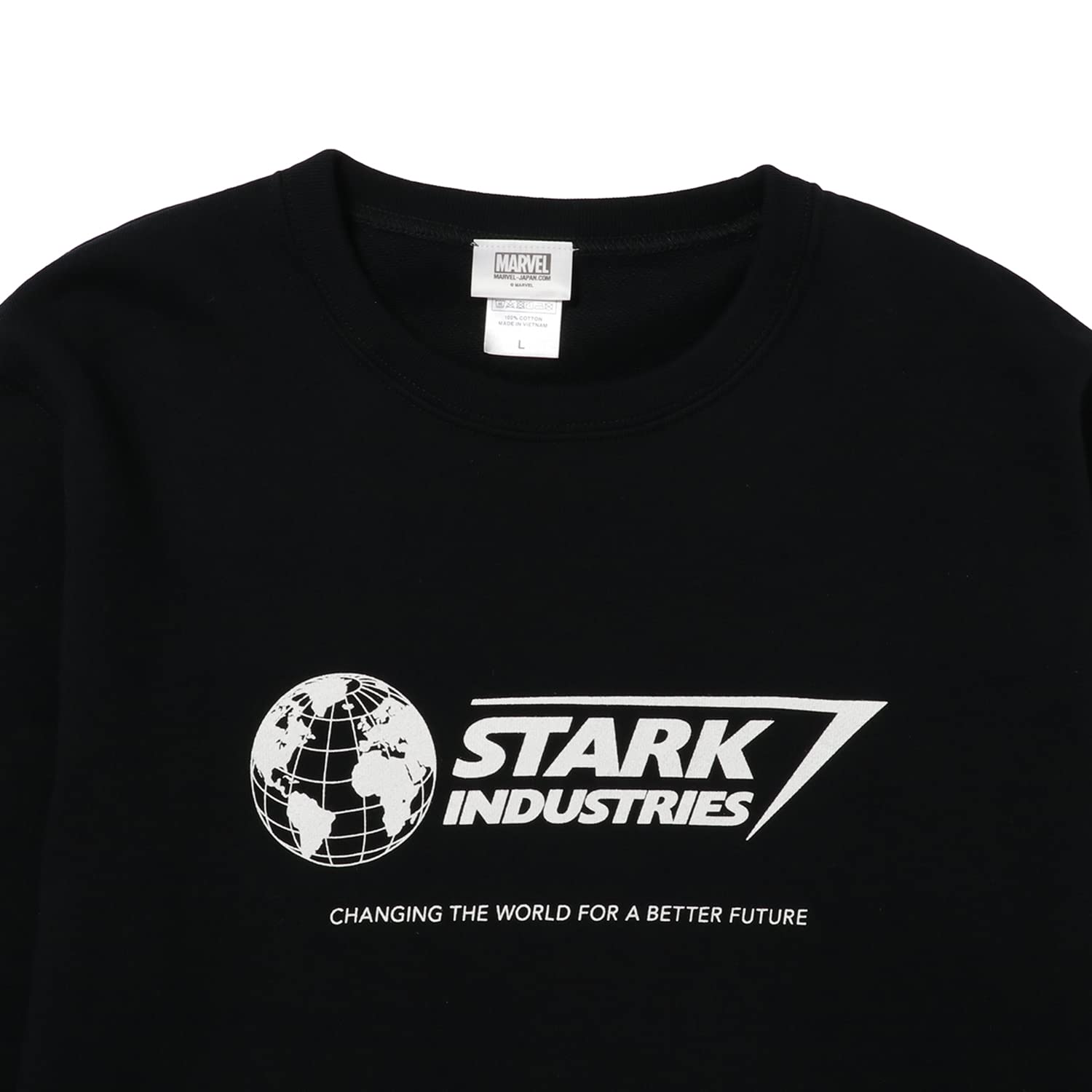 Amazon.co.jp: MARVEL スターク・インダストリーズ クルーネック 