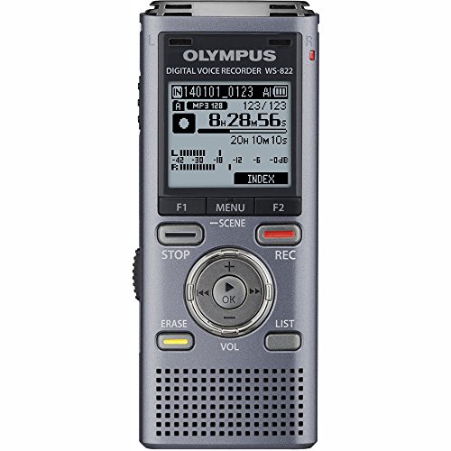 Olympus WS-822 GMT Voice Recorders with 4 GB Built-in-Memory
