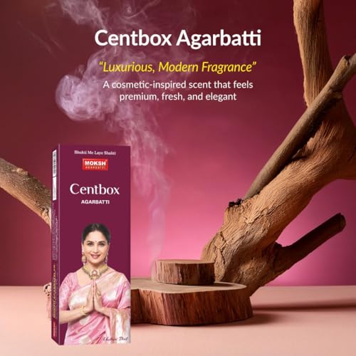 Image of Moksh Agarbatti Combo Pack of 4 - Natural Champa, Centbox, Natural Jasmine & 5-in-1 Assorted Fragrances - Made with Charcoal Powder, Sawdust, Bamboo Stick & Perfume - for Puja, Meditation & Rituals