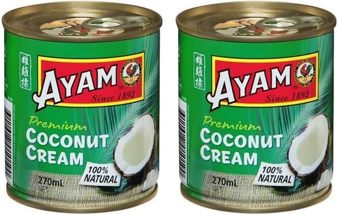 Ayam Coconut Cream 270 ml (Pack of 2)