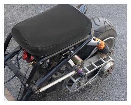 Cojín de asiento de motocicleta de cuero PU universal con piezas de esponja de absorción 5